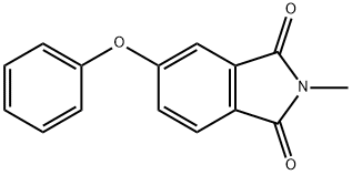 1H-Isoindole-1,3(2H)-dione, 2-methyl-5-phenoxy- 구조식 이미지