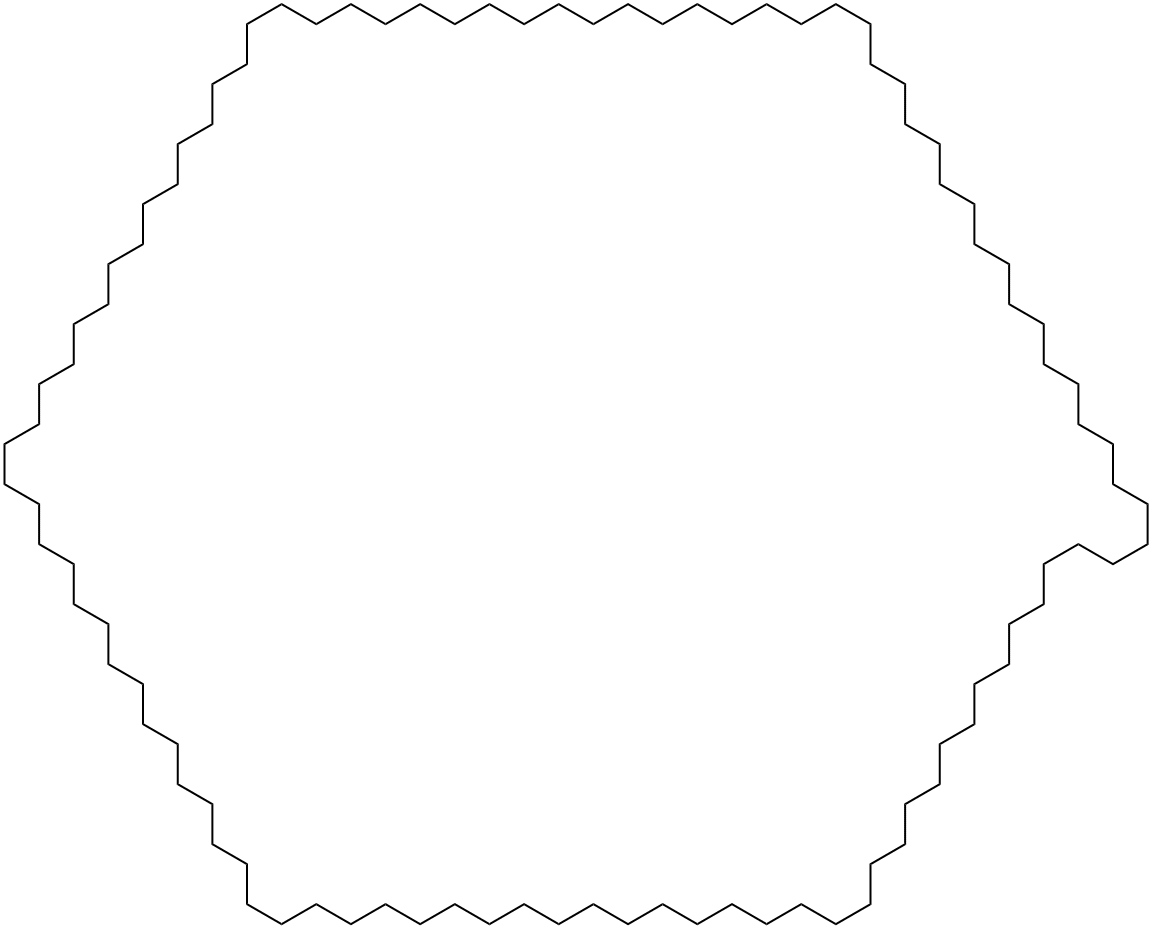 Cyclohexanonacontane (9CI) Structure