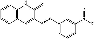 3-(3-Nitrostyryl)quinoxalin-2(1H)-one 구조식 이미지
