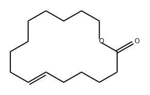 Oxacyclohexadec-7-en-2-one, (7E)- Structure