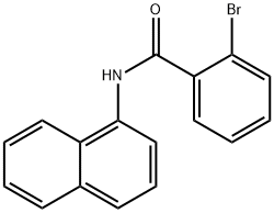 Benzamide, 2-bromo-N-1-naphthalenyl- Structure