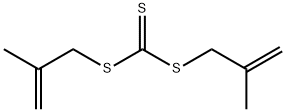 Carbonotrithioic acid, bis(2-methyl-2-propen-1-yl) ester 구조식 이미지