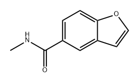 5-Benzofurancarboxamide, N-methyl- Structure