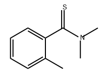 Benzenecarbothioamide, N,N,2-trimethyl- Structure