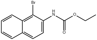 Carbamic acid, (1-bromo-2-naphthalenyl)-, ethyl ester (9CI) 구조식 이미지