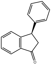 1H-Inden-1-one, 2,3-dihydro-3-phenyl-, (3R)- Structure