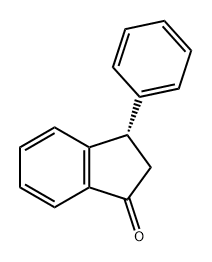 1H-Inden-1-one, 2,3-dihydro-3-phenyl-, (3S)- Structure