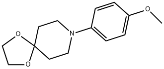 8-(4-Methoxyphenyl)-1,4-dioxa-8-azaspiro[4.5]decane 구조식 이미지