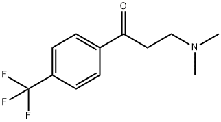 1-Propanone, 3-(dimethylamino)-1-[4-(trifluoromethyl)phenyl]- 구조식 이미지