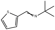 2-Propanamine, 2-methyl-N-(2-thienylmethylene)- Structure