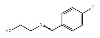 Ethanol, 2-[[(4-fluorophenyl)methylene]amino]- 구조식 이미지