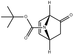 tert-Butyl (1R,4R)-5-oxo-7-azabicyclo[2.2.1]hept-2-ene-7-carboxylate Structure