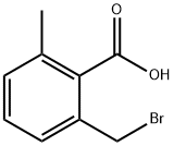 Benzoic acid, 2-(bromomethyl)-6-methyl- 구조식 이미지