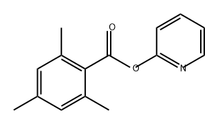 Benzoic acid, 2,4,6-trimethyl-, 2-pyridinyl ester Structure