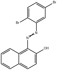 2-Naphthalenol, 1-[2-(2,5-dibromophenyl)diazenyl]- Structure