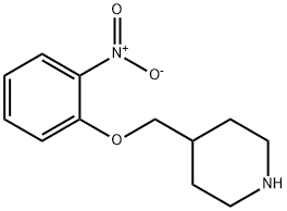 4-((2-Nitrophenoxy)methyl)piperidine Structure