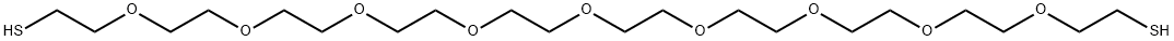 3,6,9,12,15,18,21,24,27-Nonaoxanonacosane-1,29-dithiol Structure