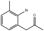 2-Propanone, 1-(2-bromo-3-methylphenyl)- Structure