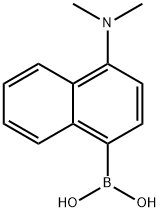 Boronic acid, B-[4-(dimethylamino)-1-naphthalenyl]- Structure