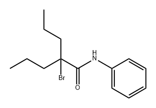 Pentanamide, 2-bromo-N-phenyl-2-propyl- Structure