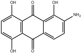 9,10-Anthracenedione, 2-amino-1,5,8-trihydroxy- 구조식 이미지