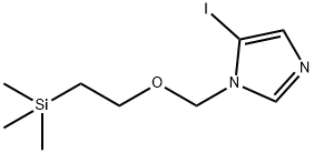 1H-Imidazole, 5-iodo-1-[[2-(trimethylsilyl)ethoxy]methyl]- 구조식 이미지