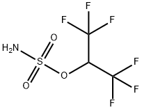 Sulfamic acid, 2,2,2-trifluoro-1-(trifluoromethyl)ethyl ester Structure