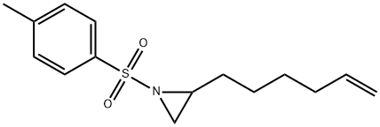 Aziridine, 2-(5-hexen-1-yl)-1-[(4-methylphenyl)sulfonyl]- Structure