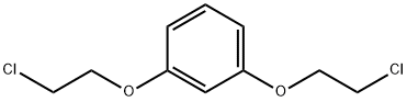 Benzene, 1,3-bis(2-chloroethoxy)- 구조식 이미지