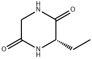 2,5-Piperazinedione, 3-ethyl-, (3S)- 구조식 이미지