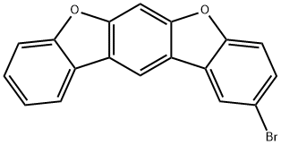 Benzo[1,2-b:5,4-b']bisbenzofuran, 2-bromo- (9CI) Structure