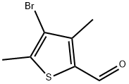 4-bromo-3,5-dimethylthiophene-2-carbaldehyde Structure