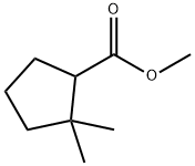 Cyclopentanecarboxylic acid, 2,2-dimethyl-, methyl ester Structure