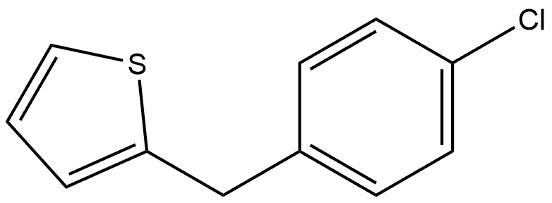 2-(4-chlorobenzyl)thiophene Structure