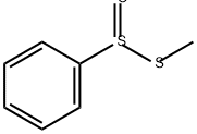 Benzenesulfinothioic acid S-methyl ester 구조식 이미지