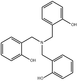 Phenol, 2,2',2''-[nitrilotris(methylene)]tris- 구조식 이미지