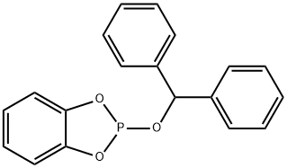 1,3,2-Benzodioxaphosphole, 2-(diphenylmethoxy)- Structure