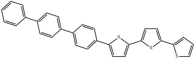 2,2':5',2''-Terthiophene, 5-[1,1':4',1''-terphenyl]-4-yl- (9CI) Structure