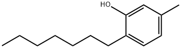 Phenol, 2-heptyl-5-methyl- 구조식 이미지