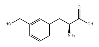 Phenylalanine, 3-(hydroxymethyl)- Structure