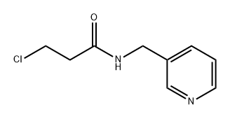 Propanamide, 3-chloro-N-(3-pyridinylmethyl)- Structure