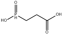 Propanoic acid, 3-(hydroxyphosphinyl)- Structure