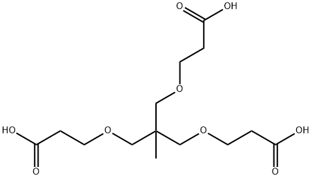 Propanoic acid, 3,3'-[[2-[(2-carboxyethoxy)methyl]-2-methyl-1,3-propanediyl]bis(oxy)]bis- 구조식 이미지