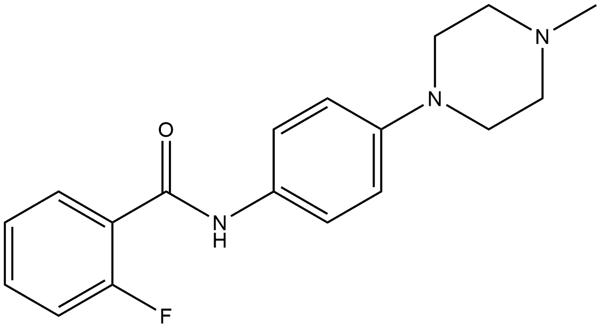 2-Fluoro-N-[4-(4-methyl-1-piperazinyl)phenyl]benzamide Structure