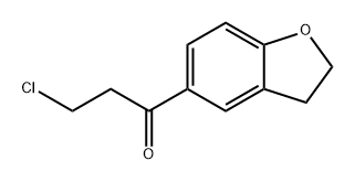 1-Propanone, 3-chloro-1-(2,3-dihydro-5-benzofuranyl)- Structure