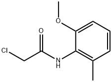 Acetamide, 2-chloro-N-(2-methoxy-6-methylphenyl)- Structure