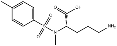 L-Ornithine, N2-methyl-N2-[(4-methylphenyl)sulfonyl]- 구조식 이미지