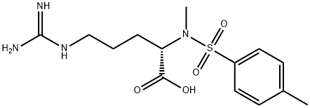 L-Ornithine, N5-(aminoiminomethyl)-N2-methyl-N2-[(4-methylphenyl)sulfonyl]- (9CI) 구조식 이미지