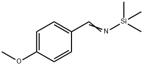 Silanamine, N-[(4-methoxyphenyl)methylene]-1,1,1-trimethyl- Structure