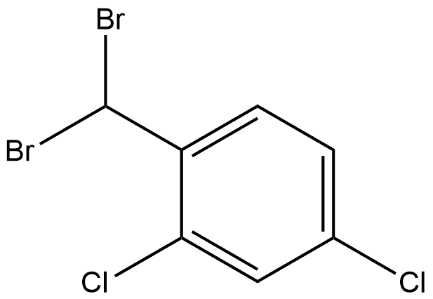 2,4-Dichloro-1-(dibromomethyl)benzene Structure